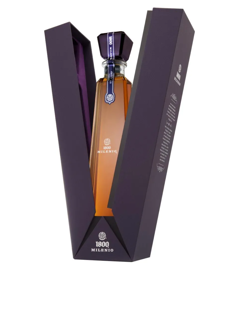 Clearance 1800 Milenio Tequila 38% 0.7L gift pack