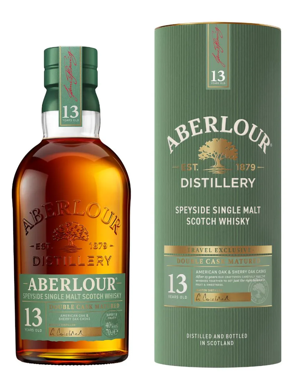 Best aberlour 13YO Speyside Single Malt Scotch Whisky 40% 0.7L gift pack