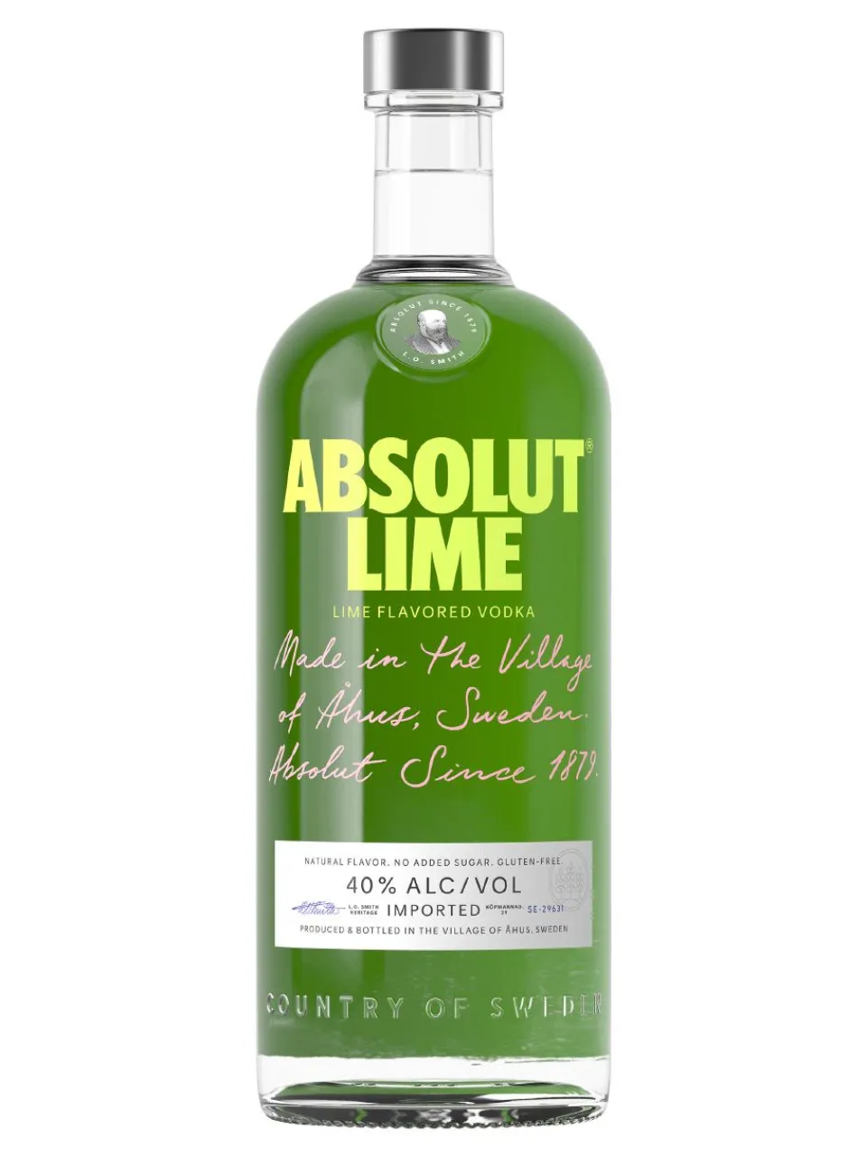 Hot absolut Vodka Lime 40% 1L