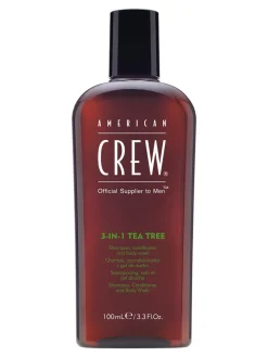 Discount american-crew American Crew Hair&BodyCare Tea Tree 3-in-1 (Shampoo, Conditioner and Body Wash) 100 ml