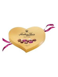 New anthon-berg Anton Berg Heart Shaped Gold Box 9x155g