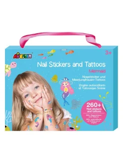 Outlet avenir , nail stickers and tattoos mermaid