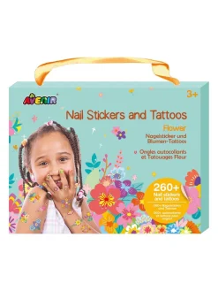 Online avenir , nail stickers and tattoos flowers