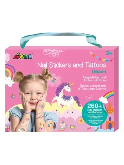 Discount avenir , nail stickers and tattoos unicorns