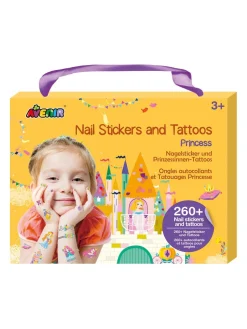 Outlet avenir , nail stickers and tattoos princess