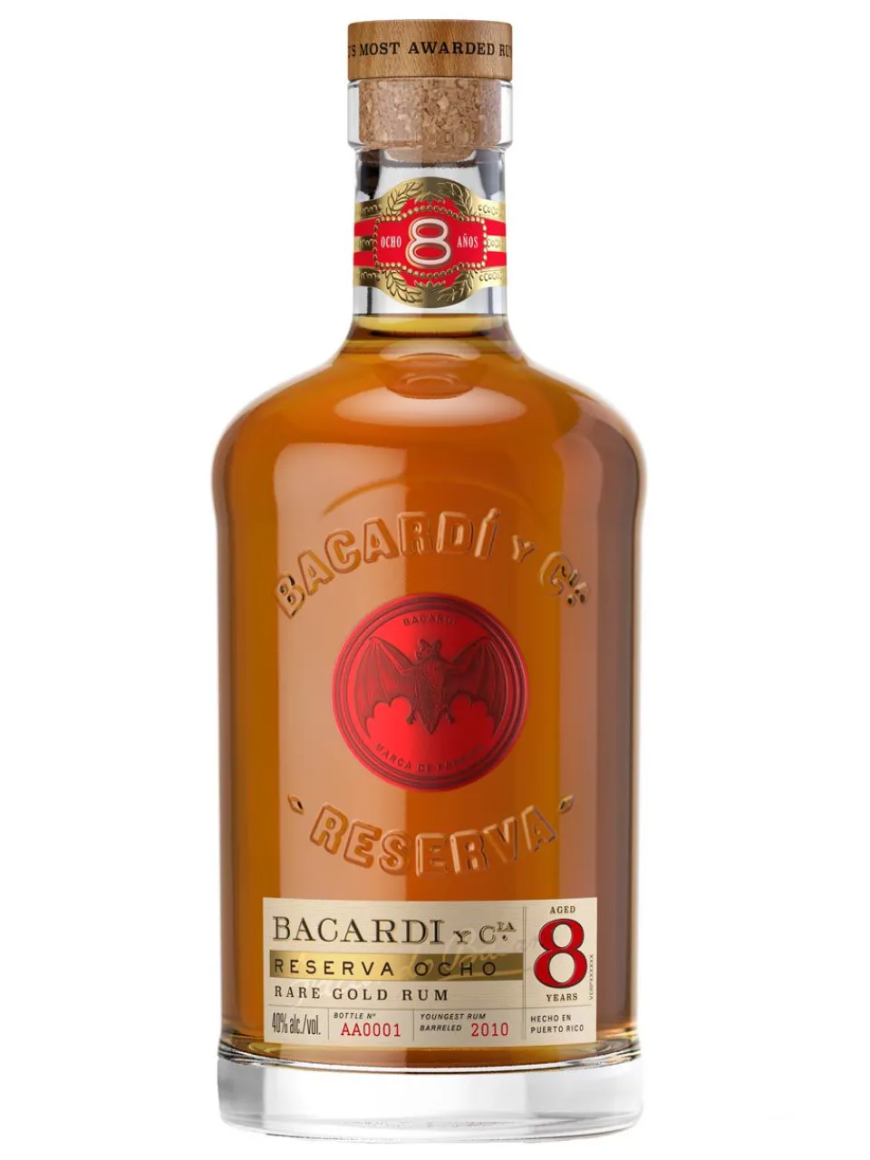 Discount bacardi Reserva Ocho Rum 40% 1L