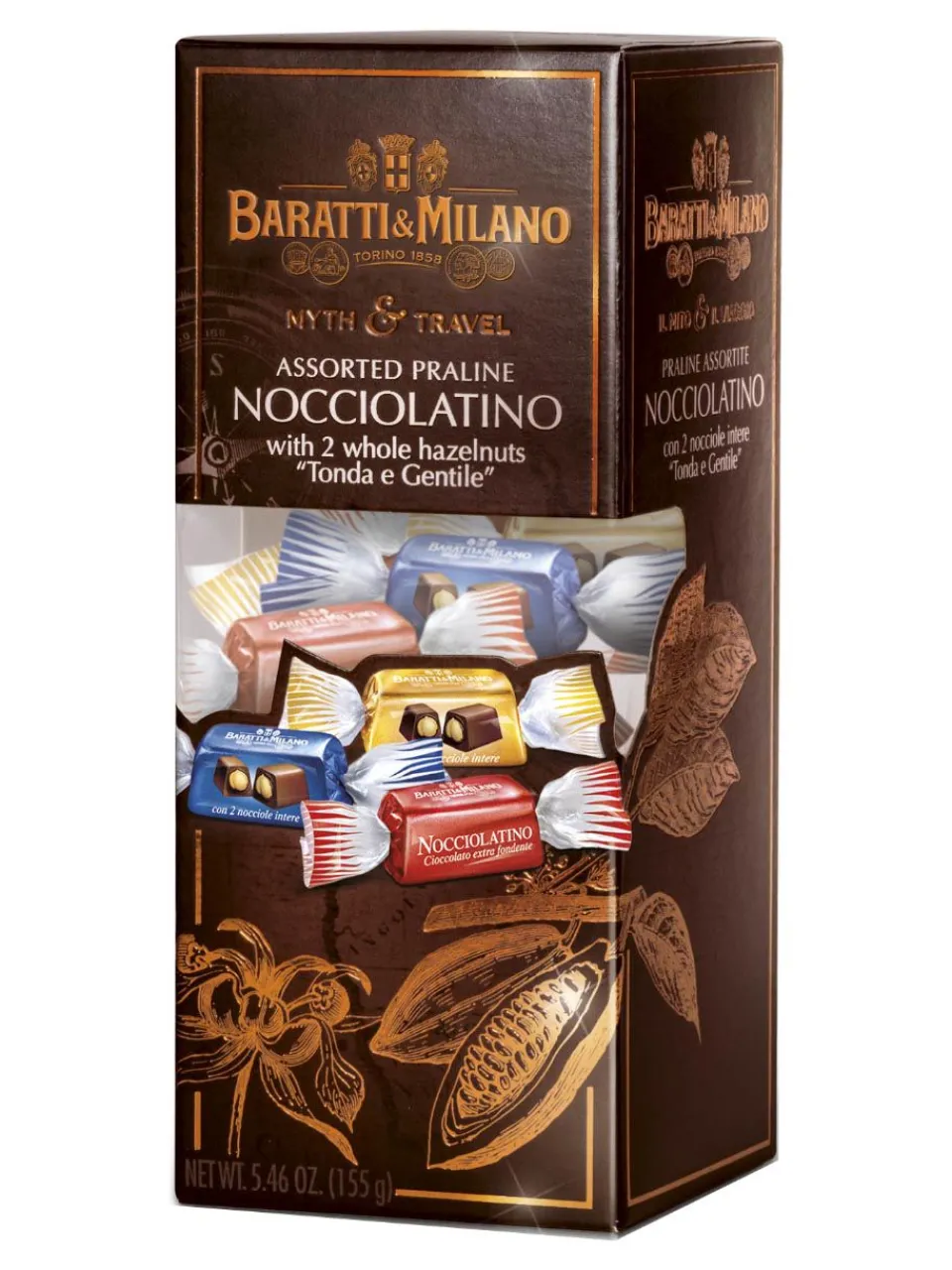 Clearance baratti-and-milano Baratti & Milano - Il Mito e il Viaggio - Nocciolatino 155g