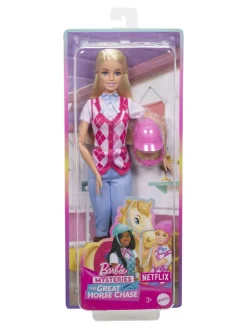 Hot barbie , Mysteries: The Mysterious Horse Adventure Rider Malibu Doll
