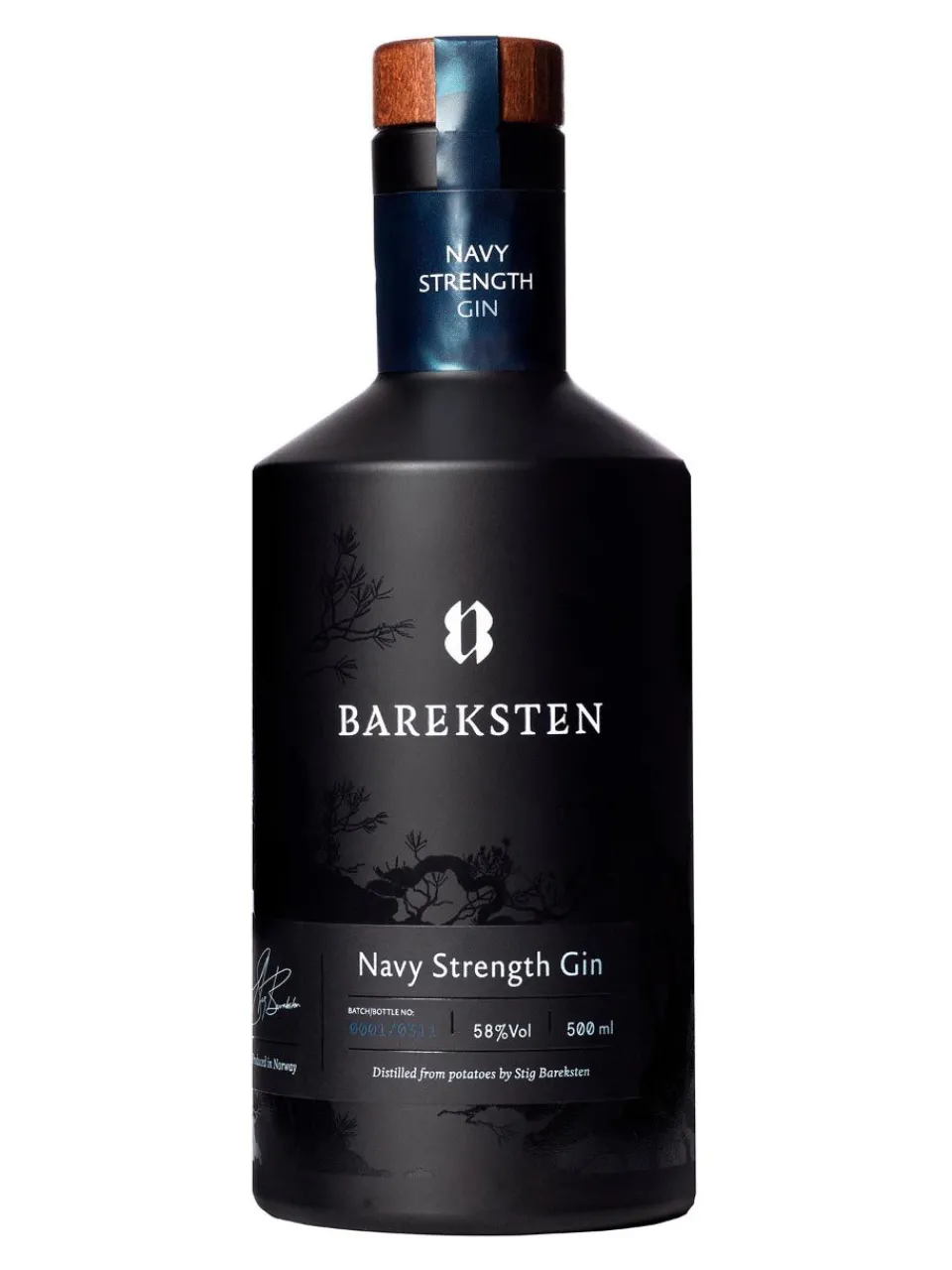Hot bareksten Navy Strength Gin 0.5L*