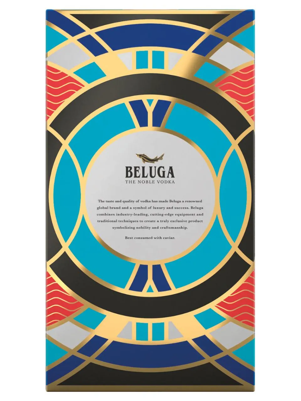 Discount beluga-vodka Beluga Noble Vodka 40% 1L gift pack with glass