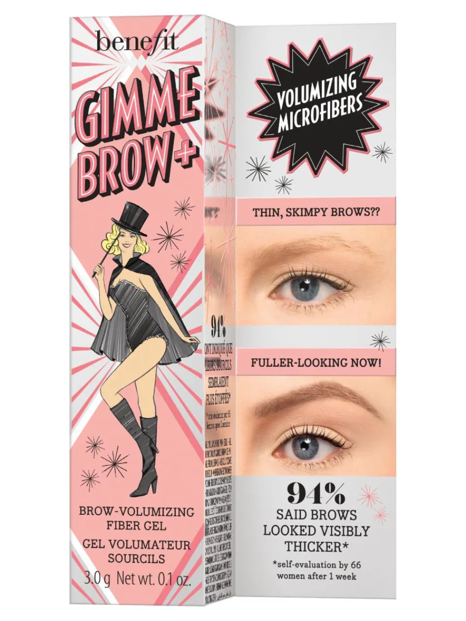 New benefit Gimme brow + Brow Voluminizing Fiber Gel N° 2