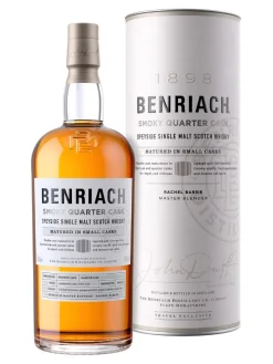 Outlet benriach Quarter Cask Peated Speyside Single Malt Scotch Whisky 46% 1L gift pack
