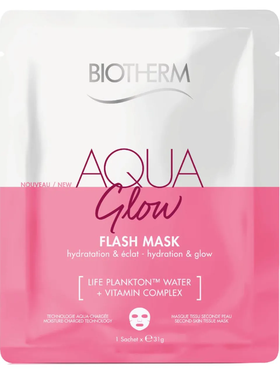Hot biotherm Aquasource Classic Aqua Super Mask Glow 35 g