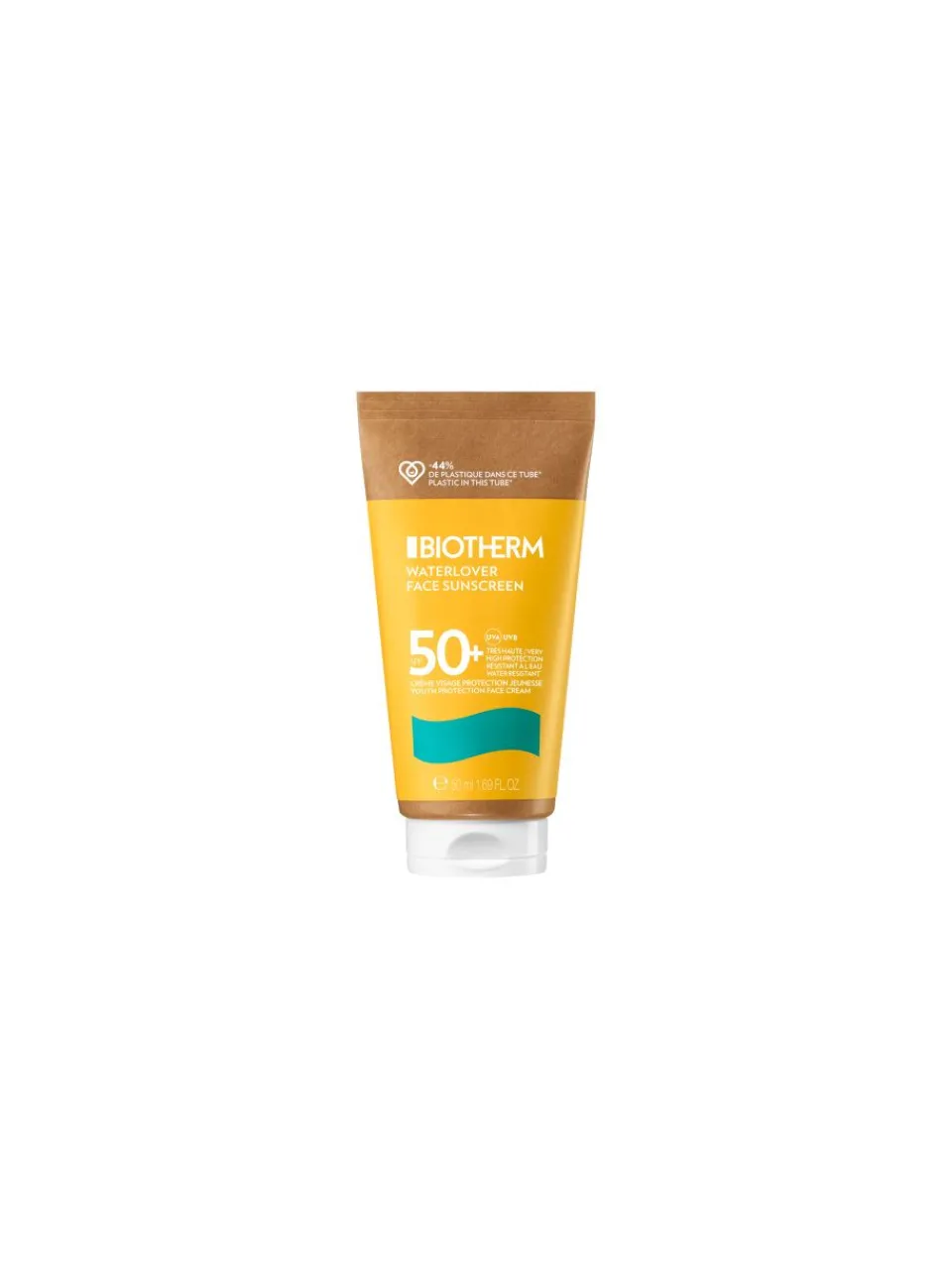 New biotherm Waterlover Anti-Aging Cream Face Sunscreen SPF 50 50 ml