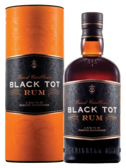 Online black-tot Black Tot Finest Caribbean Rum 46.2% 0.7L gift pack