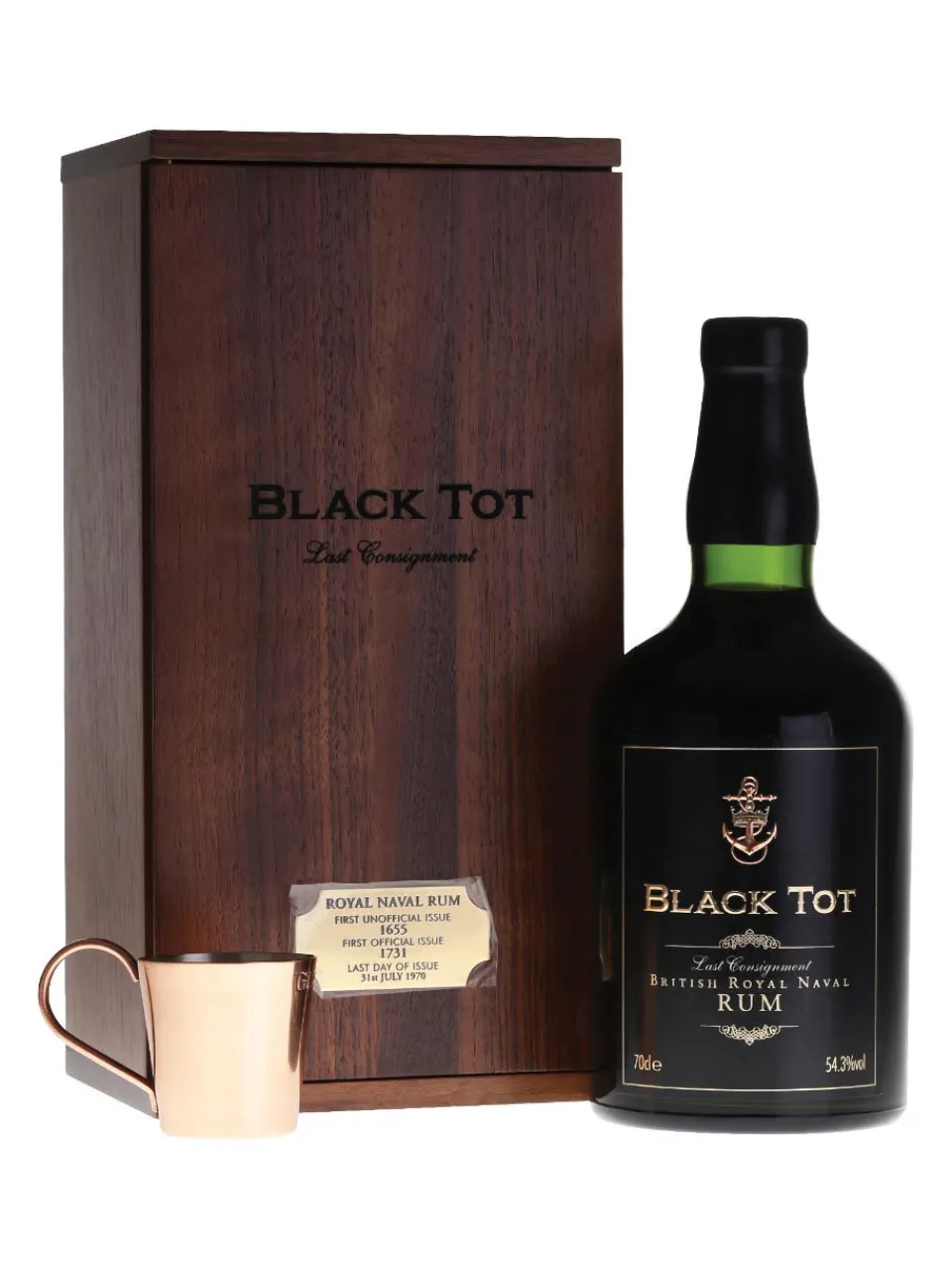 Online black-tot Black Tot Last Consignment Caribbean Rum 54.3% 0.7L gift pack