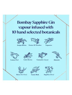 Hot bombay Sapphire Gin Premier Tuscan Juniper 47% 1L