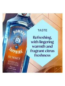 New bombay Sapphire Gin Sunset 43% 1L