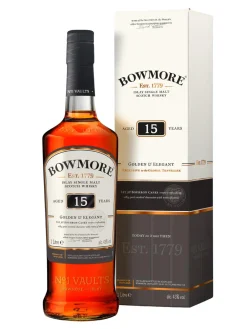 Best bowmore 15y Islay Single Malt Scotch Whisky 43% 1L gift pack