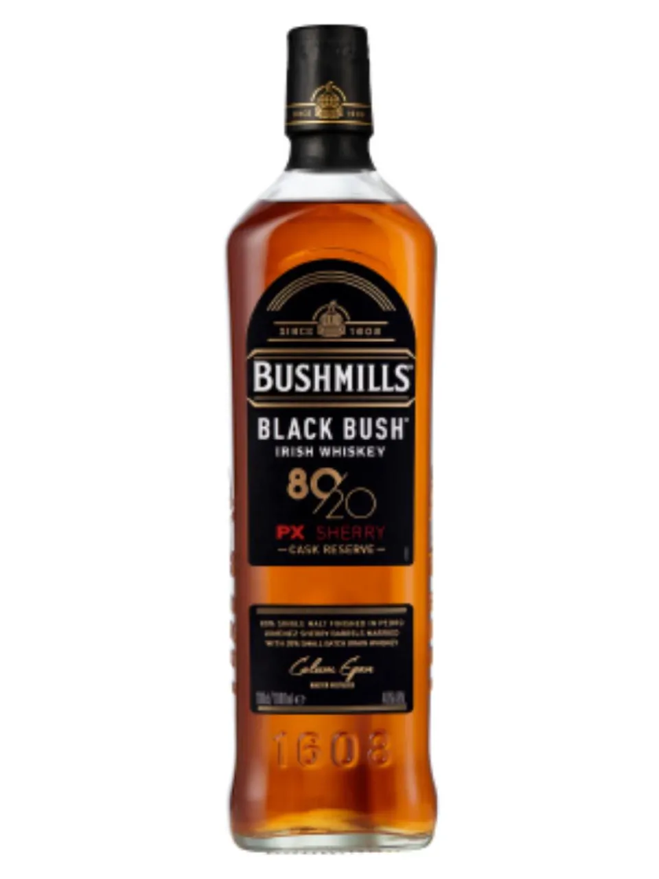 Fashion bushmills Black Bush 80/20 80% Malt Irish Whiskey 20% Pedro Ximenez Sherry Cask Reserve 40% 1L gift pack