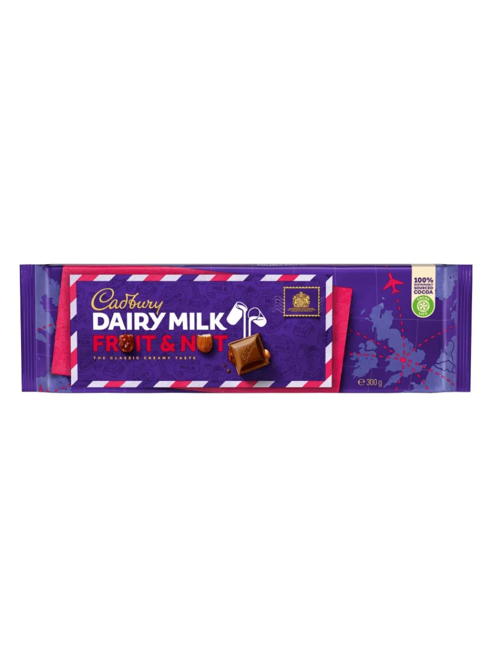 Hot cadbury Fruit & Nut Tablet 300g