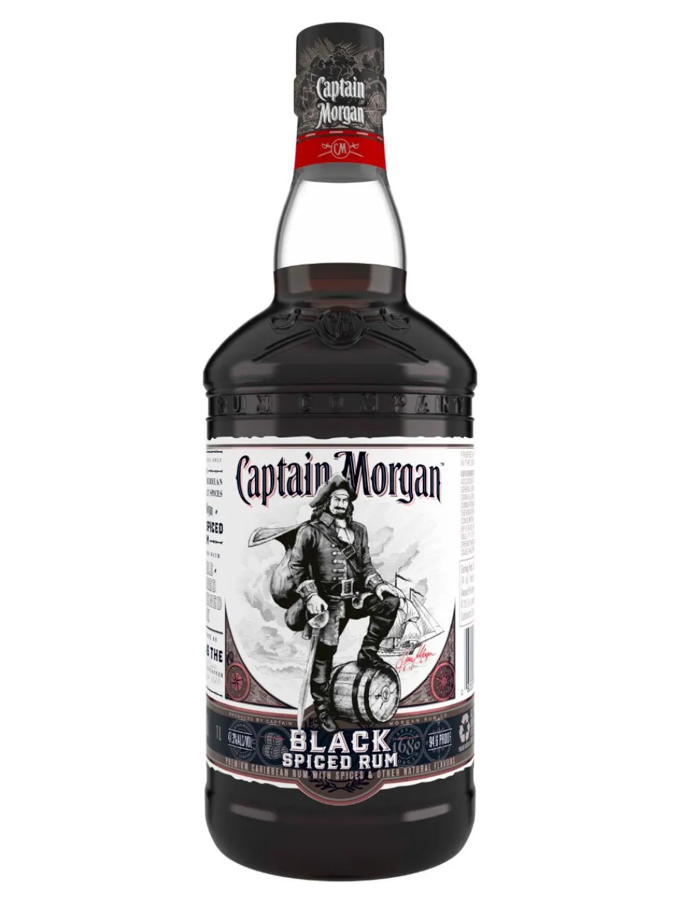 Online capt-morgan Captain Morgan Black Spiced Rum 40% 1L