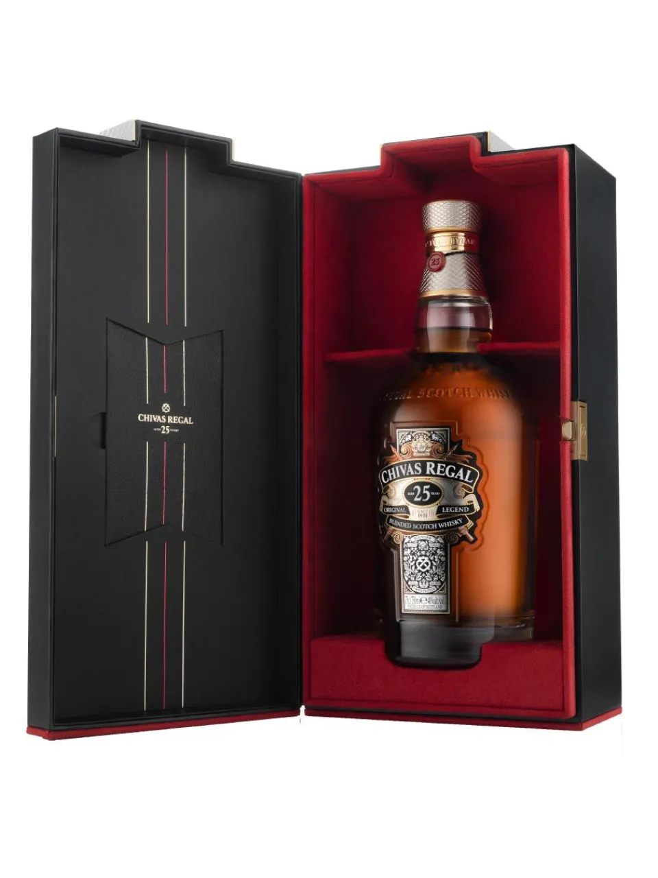 Hot chivas Regal 25y Blended Scotch Whisky 40% 0.7L gift pack