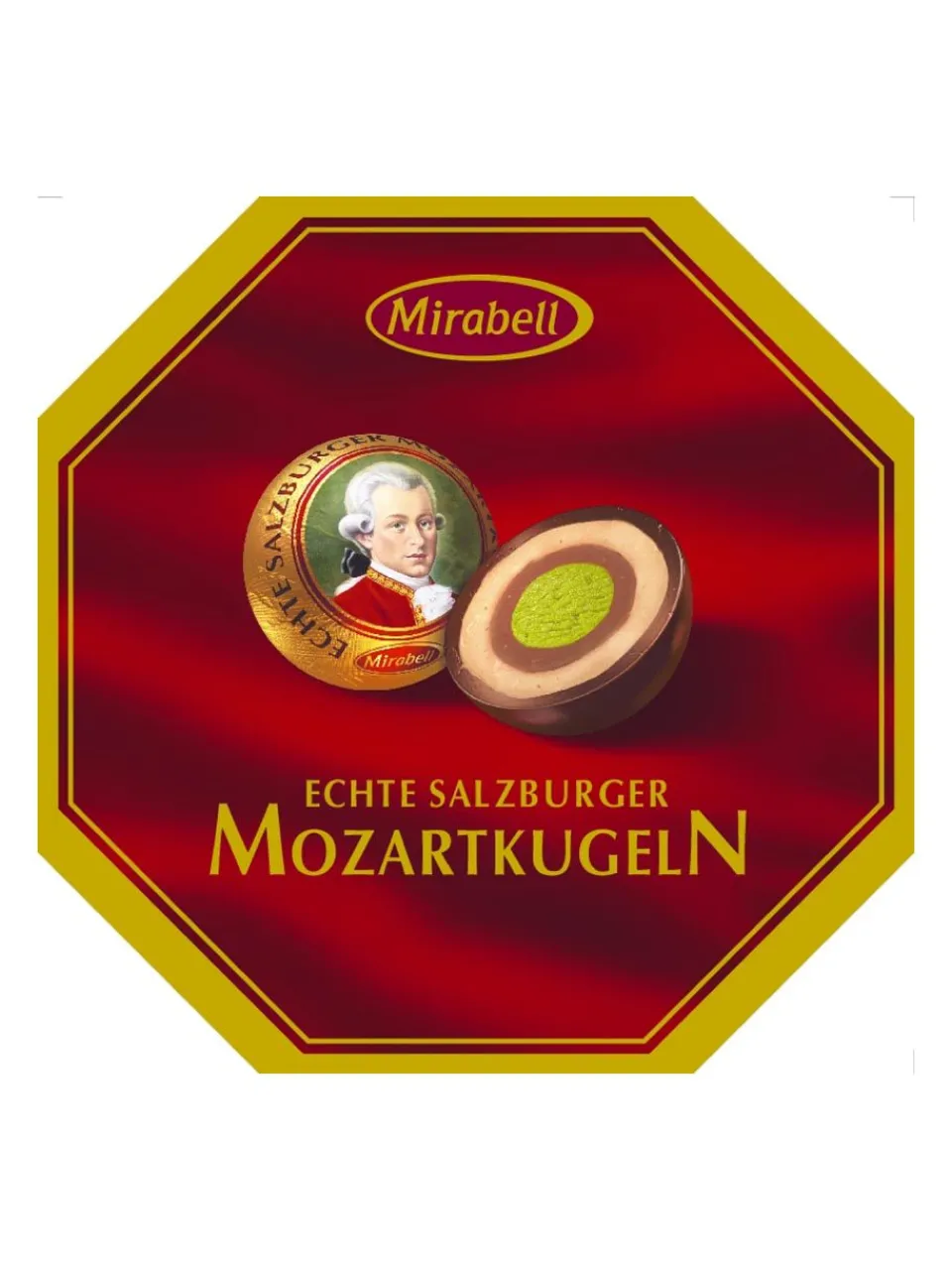 Clearance mirabell Chocolates with light and dark praline fillings and Marzipan