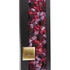 Fashion chocome - Dark chocolate with freeze-dried blueberry yoghurt, freeze-dried raspberry and freeze-dried blackberry