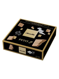 Sale chocome Petit 9 Bite-sized blond chocolate squares with Maldon salt and black sesame seed