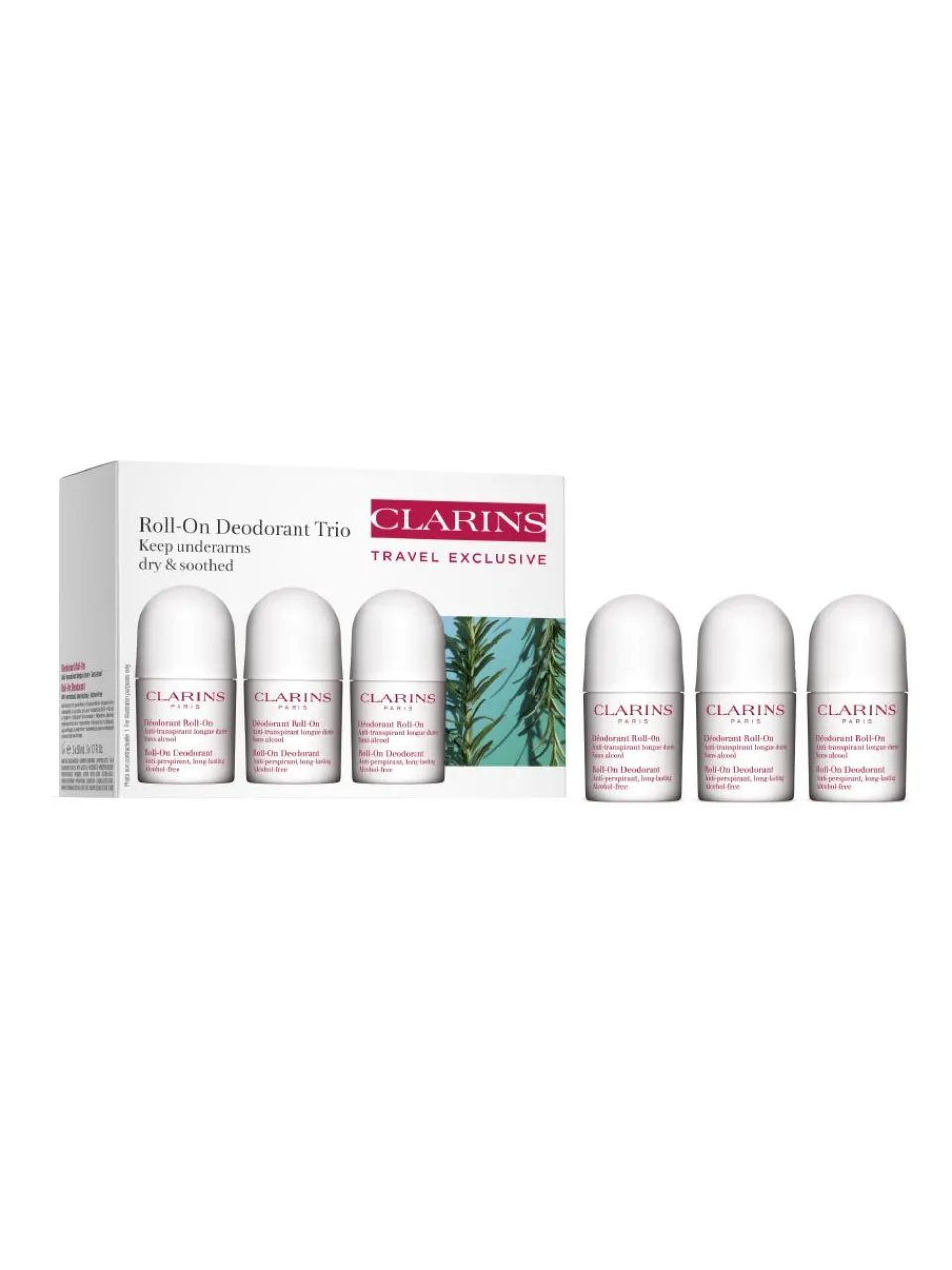 New clarins Body Care Deo Trio