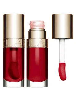 Hot clarins Lip Comfort Oil Lip Gloss N°03 Deep Red
