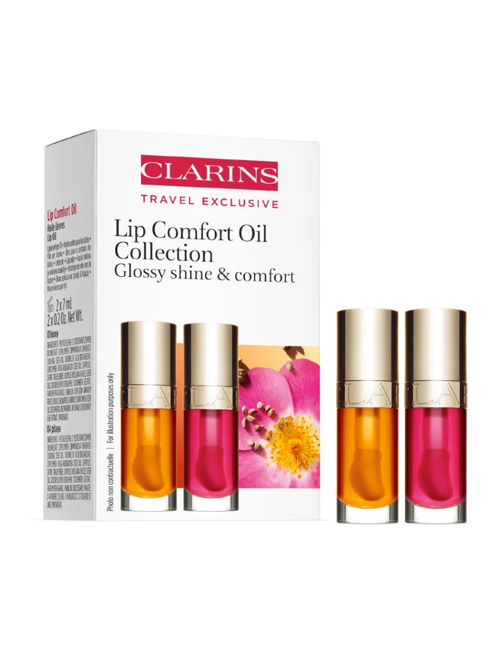 Clearance clarins Lip Comfort Oil Lip Gloss Set