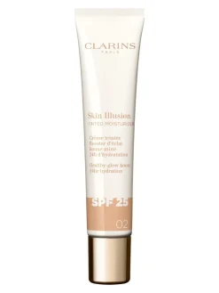 New clarins Skin Illusion Fluid Tinted Moisturizer N° 2 SPF 25 40 ml