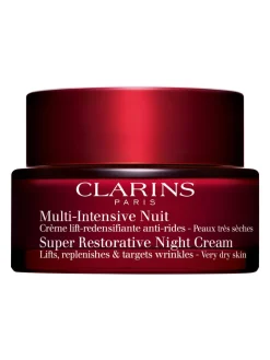 Clearance clarins Skincare Super Restorative Night Cream Dry Skin 50 ml