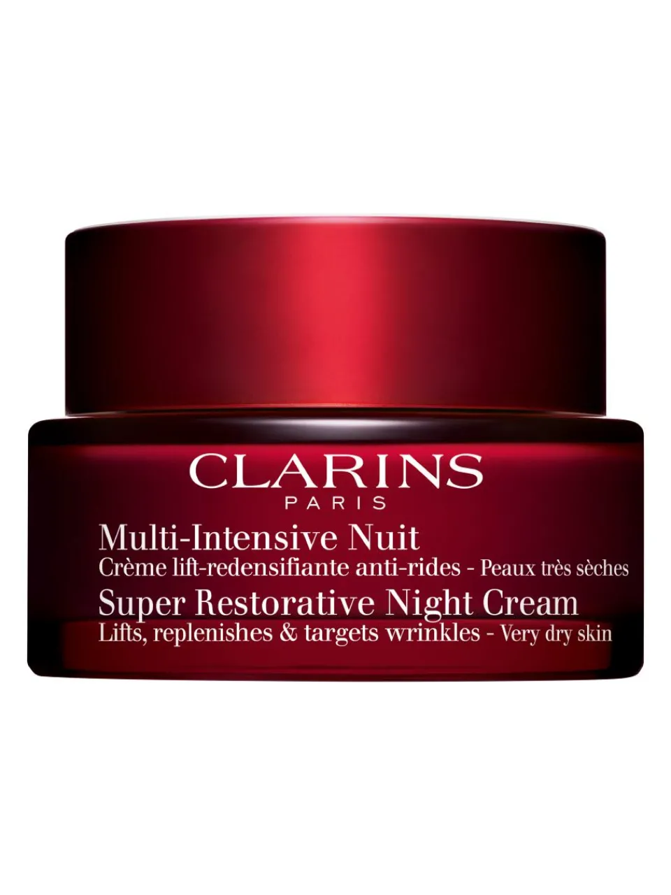 Clearance clarins Skincare Super Restorative Night Cream Dry Skin 50 ml