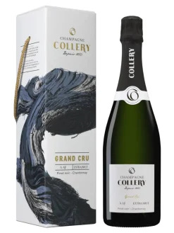 Fashion collery , Grand Cru, Champagne, AOC, Extra-Brut, white 0.75L (gift pack)