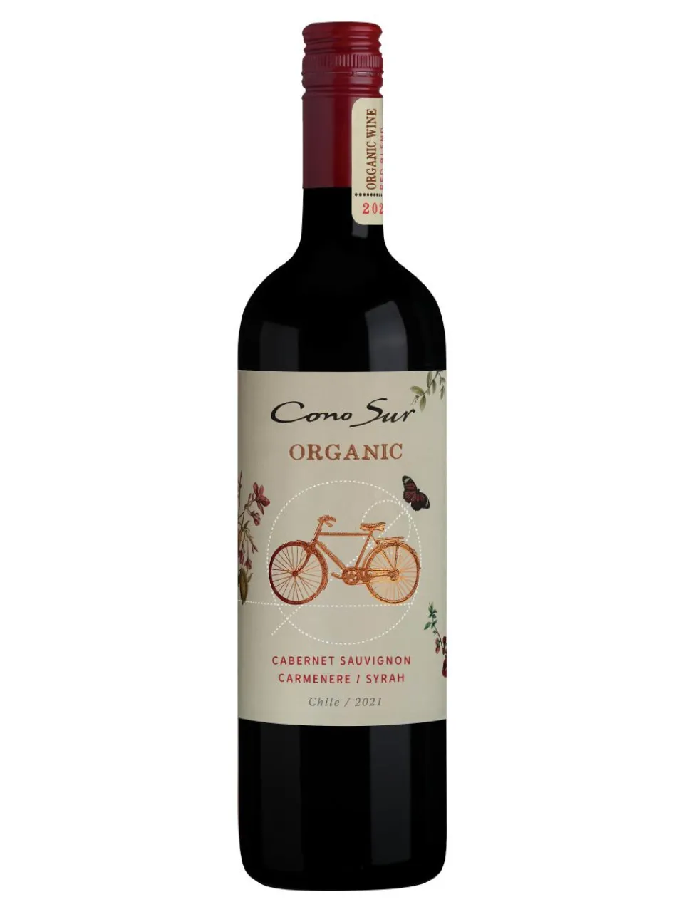 Hot cono-sur Cono Sur, Organic, Cabernet Sauvignon/Carmenere/Syrah, Wine of Chile, DO, dry, red (organic) 0.75L