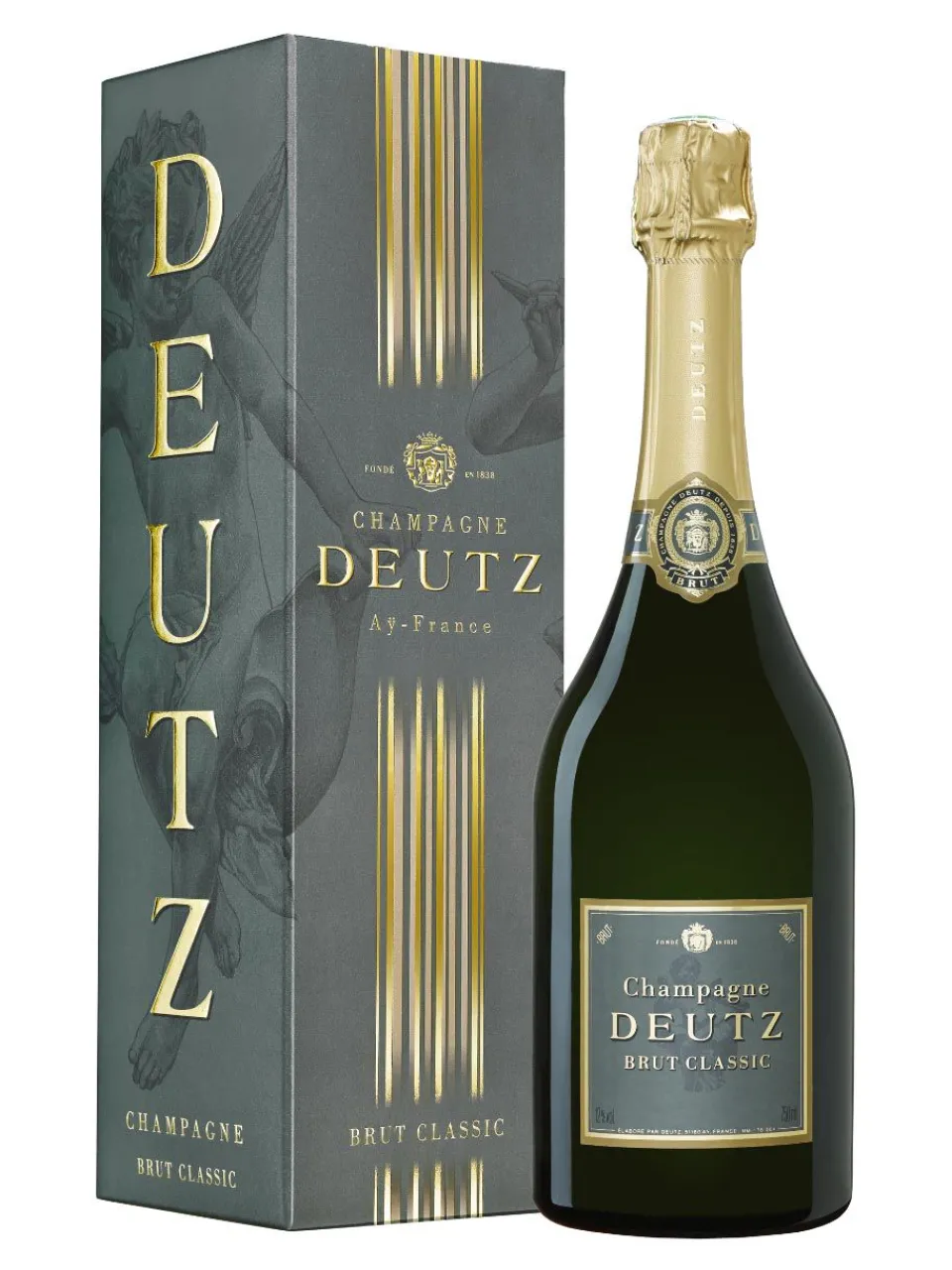 Hot deutz , Brut Classic, Champagne, AOC, brut, white (gift box) 0.75L