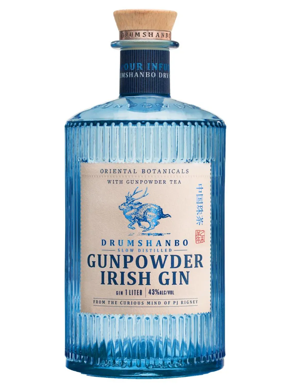 Best gunpowder Drumshanbo Irish Gin 43% 1L