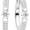 Online sif-jakobs-1 Earrings Ellera Uno Medio with white zirconia