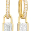 Fashion sif-jakobs-1 Earrings Roccanova - 18k gold plated, with white zirconia
