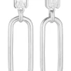 Clearance sif-jakobs-1 Earrings Roccanova Lungo - with white zirconia