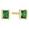 Clearance sif-jakobs-1 Earrings Roccanova Piccolo - 18k gold plated, with green zirconia