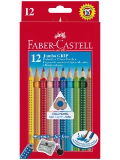 Sale faber-castell , col.pencil jumbo grip 12 pcs. per box