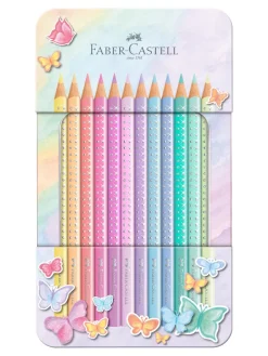 Sale faber-castell , col.pencil sparkle tin/12x