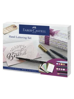 Outlet faber-castell , creative set hand lettering 12 pieces