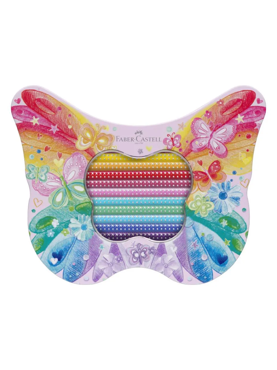 Clearance faber-castell , Spielen & Lernen, gift set sparkle col. pencils butterfly