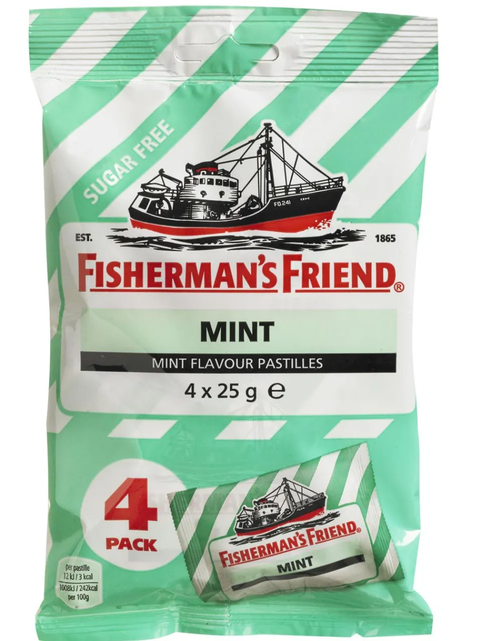 New fisherman-s-friend Fisherman's Friend Sugarfree Mint 4x25g
