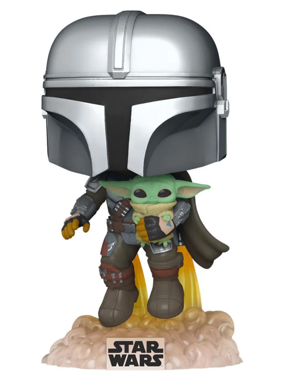 Clearance funko , the mandalorian- mando flying w/jet pack